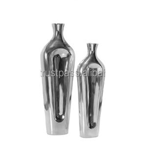 แจกันดอกไม้อลูมิเนียม ของตกแต่งบ้าน แจกันขายดี แจกันตั้งโต๊ะ สำหรับตกแต่งงานแต่งงานและตกแต่งสวน - Product Image 1