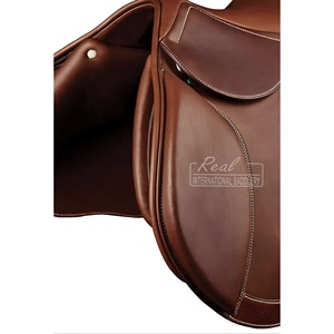 Silla de Doma Inglesa de Cuero 100% Puro y Duradero con Arco de Madera para Carreras de Caballos y Deportes, Equipo Elegante - Product Image 5