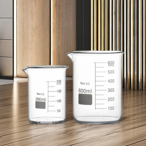 Vaso de Laboratorio de Vidrio Borosilicato para Escuela, Vaso Medidor, Vaso de Química, Vaso de Laboratorio de Vidrio - Product Image 2