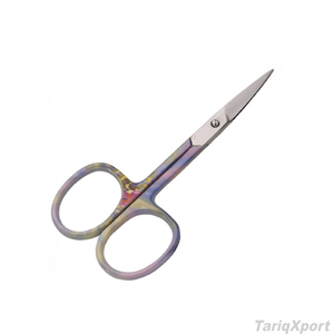 Compact Stainless Steel <b>Cuticle</b> <b>Scissors</b> Square Handle Sharp Lightweight Reusable Travel Nail Care Tool - Product Image 6
