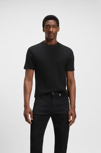 T-shirt Homme Personnalisé Haut de Gamme 100% Coton Tricoté Formel Oversize Uni Écologique Impression DTG Coupe Boxy Vente en Gros - Product Image 3