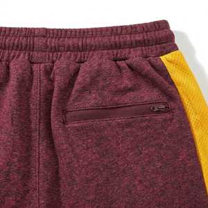 Shorts de sport décontractés pour hommes, respirants, avec empiècements latéraux, pour l'été, la gym, l'entraînement, la course à pied, taille élastique avec cordon de serrage, coupe confortable - Product Image 3