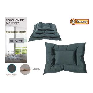Set Letto per Cani Yommy in Velluto Cristallo 43x58cm 57x73cm 75x95cm 88x112cm Tappetino Antiscivolo per Animali Domestici - Product Image 1