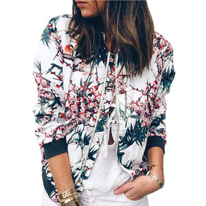 Custom Design Women Printing Varsity <b>Jackets</b> Casual Lifestyle Clothing For Contemporary Fashion Pakistan Made - Product Image 3