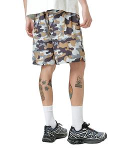 กางเกงขาสั้นลายพรางสำหรับผู้ชายกางเกงแนวสตรีทเอวยางยืดลำลองฤดูร้อนผ้าโพลีเอสเตอร์ระบายอากาศได้ดีแห้งเร็วสำหรับกลางแจ้ง100% - Product Image 6