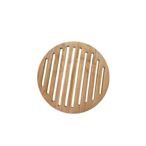 <b>Trivets</b> matte black metal round maple leaf <b>trivet</b> heat-resistant pad for dining table and kitchen pots <b>trivets</b> - Product Image 2