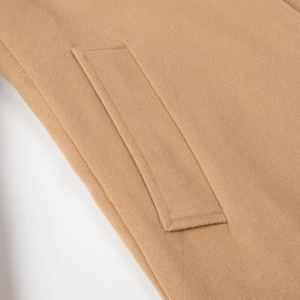 Último Diseño Abrigo Largo de Algodón y Lana con Botón Único y Etiqueta, Chaqueta de Otoño con Cinturón, Elegante y Cálido para Hombre y Mujer, 100% Relleno - Product Image 4