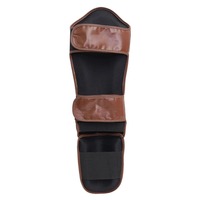 Protections de tibia de haute qualité en cuir de vachette, personnalisées pour le MMA, le Muay Thai, équipement de protection pour les arts martiaux