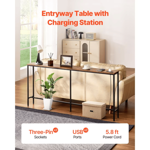 Table console de 7,9 pouces avec pieds réglables - Product Image 6