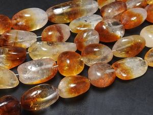 Cadena de Citrino Bicolor en Forma de Pepita, Cuentas de Piedras Preciosas Naturales de 14 Pulgadas, 10-15 mm de Largo, Aproximadamente, Certificadas por Terceros para la Fabricación de Joyas - Product Image 2