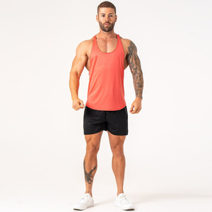U-Neck Sportswear <b>Stringers</b> For Gym Fitness Workout Training Wear Quick Dry Breathable Sleeveless Jersey <b>Vest</b> <b>Stringer</b> Men - Product Image 3