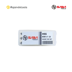 Jeu de 3 tarauds manuels HSS BSW SABA pour filetage Whitworth en pouces - Product Image 5