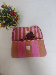 Estuche para Gafas de Sol Acolchado Estilo Boho para Mujer |   Estuche para Gafas Hecho a Mano de Algodón - Product Image 2