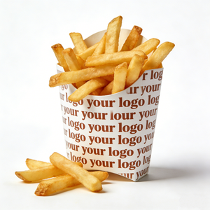 Low Price Biodegradable Eco-Friendly Disposable Small French Fry <b>Boxes</b> with Custom Logo and UV Coating Paperboard Containers - Product Image 4