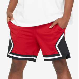 Pantalones Cortos de Baloncesto Deportivos para Hombre, MOQ Bajo, Personalizados, Estilo Vintage, para Fitness, Running, Malla Transpirable - Product Image 1