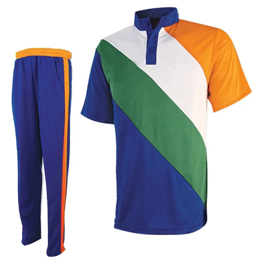 Op Maat Gemaakte Teamkleding Cricket Uniform Nieuwe Sublimatie Cricket Jersey & Pant Set Man Team Dragen Cricket Uniform Sets