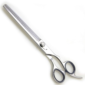 Las tijeras profesionales para el cuidado del perro cuentan con cuchillas rectas y adelgazantes afiladas para un estilo preciso para mascotas - Product Image 4