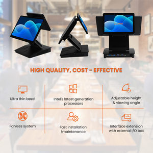 Sistema POS de 15.6 Pulgadas J6412/i3/i5 con Windows 11, Pantalla Táctil PCAP de 9H de Dureza, Multitáctil de 10 Puntos, Caja <span class=keywords><strong>Registradora</strong></span> Todo en Uno - Product Image 3