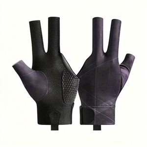 Guantes de Billar al por Mayor para Mano Izquierda y Derecha, Transpirables, de Alta Calidad, Personalizados, de Tres Dedos, para Snooker - Product Image 5