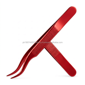 Pince à épiler de précision en acier inoxydable pour séparation et placement des cils, extension de cils, pointe fine droite et lisse - Product Image 3