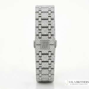Reloj de Cuarzo Octogonal con Diamantes de 42 mm, Cristal de Zafiro, Cierre Desplegable, Unisex, Deportivo, de Lujo, de Aleación - Product Image 5