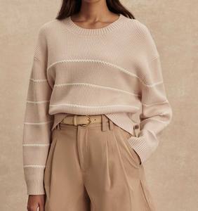 Pull en tricot texturé pour femme Honeycomb - Pull d'hiver chaud et respirant - Haut en maille douce de haute qualité pour femme - Product Image 5