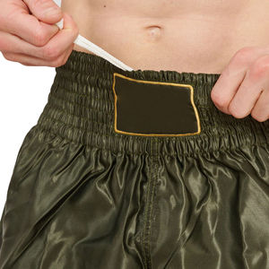 Pantalones Cortos de Muay Thai Transpirables y Ligeros para Hombre, Suministro OEM, 120 Gramos, 100% Poliéster, para Gimnasio, MMA, Boxeo, Kickboxing - Product Image 4