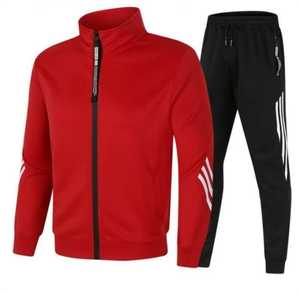 Men's Tracksuit Full <b>Zip</b> <b>Hooded</b> Collar Sporty Style Solid Color Printed 100% Cotton Blend Spring Wear Regular Fit Streetwear - Product Image 4