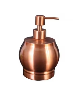 Distributeur de savon de luxe en acier inoxydable de qualité supérieure, flacon pompe pour salle de bain, finition nickel, large gamme de produits pour salle de bain - Product Image 3
