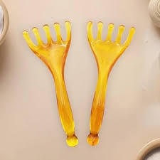 Peigne de massage en résine fait main pour un coiffage des cheveux soigné et une thérapie relaxante du cuir chevelu, outil pour hommes et femmes, usage quotidien - Product Image 2