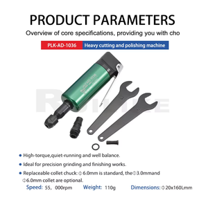 Graveur pneumatique puissant avec mandrin de 1/8 pouce pour le polissage des pneus, le lissage des soudures et les travaux de fraisage - Product Image 4