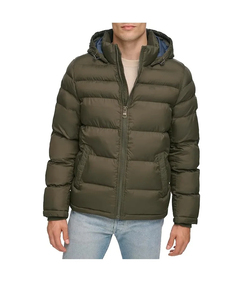 Nueva Llegada Chaquetas Acolchadas Casuales con Capucha Unisex Personalizadas, Abrigo de Invierno de Alta Calidad Relleno de Poliéster con Estampado Puff - Product Image 1