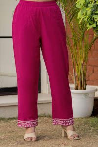 Indian Style <b>Women</b> Pink <b>Kurta</b> Set with Dupatta – Casual & Party Wear - Product Image 4