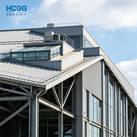 Structure en acier préfabriquée moderne galvanisée à chaud pour le cadre de bâtiments de bureaux et la conception d'appartements en métal à plusieurs étages