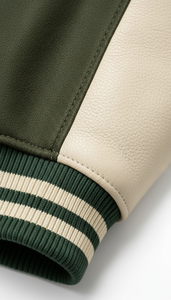 Vêtements en gros de style américain original avec doublure matelassée et lettres en chenille – Style américain professionnel - Product Image 5