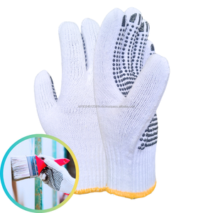 Guantes de algodón resistentes con puntos antideslizantes Agarre de máxima comodidad para Seguridad Industrial y trabajo - Product Image 2