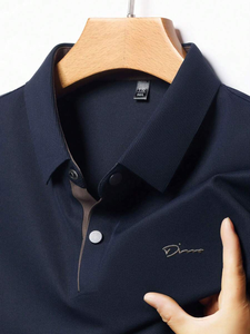 T-shirt Homme Anti-plis Adhésif Anti-rides Rafraîchissant à Manches Courtes, Idéal pour le Travail et les Déplacements Quotidien - Product Image 6