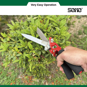 Sécateur de jardinage professionnel SONO J3760 en acier au carbone chromé, robuste et de haute qualité, pour droitiers, idéal pour la floriculture - Product Image 3