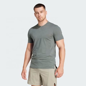 Conjunto de Camiseta y Pantalones Cortos Deportivos para Hombre, Ropa Deportiva Informal para Gimnasio, Camiseta de Manga Corta con Logotipo de Marca - Product Image 1