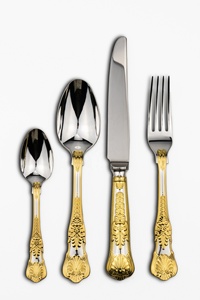 Antique Design Stainless Steel Cutlery <b>Set</b> Wholesale Elegant Business Party Cutlery <b>Set</b> Royal Kitchen Household Cutlery <b>Set</b> - Product Image 4