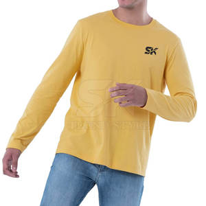 เสื้อยืดแขนยาวโลโก้แบบกำหนดเอง เสื้อยืดแขนยาวเรียบแบบสั่งทำพิเศษ เสื้อยืดแขนยาวเรียบขนาดสั่งทำพิเศษ - Product Image 4