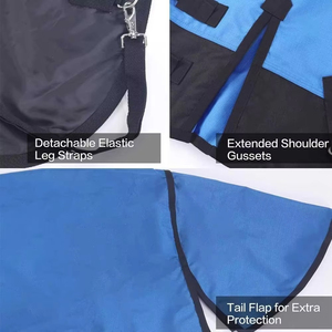 Luxury Lightweight Full Neck Waterproof Winter Horse Riding <b>Rug</b> Wholesale Customized Logo Printing Horse <b>Rugs</b> - Product Image 6