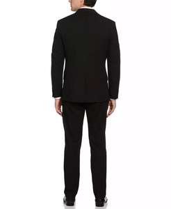 Veste de tailleur coupe ajustée à manches longues Dobby Louis pour homme | Perry Ellis - Product Image 6