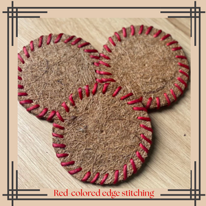 Hotsale Coconut Coir <b>Table</b> Mat Natural Fiber Handmade Drink <b>Coaster</b> Highly Absorbent Eco Friendly Cup Bowl Plate Pad Wholesale - Product Image 6