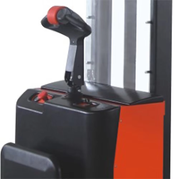 TLERA Gerbeur de palettes entièrement électrique 1500kg 2000kg Chariot élévateur à fourche pour espaces étroits avec plate-forme