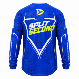 Maillot de motocross personnalisé haut de gamme à manches longues, chemise de course tout-terrain pour hommes, maillot de moto MX avec graphismes sublimés - Product Image 3