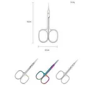 Stainless Steel <b>Cuticle</b> <b>Scissors</b> Curved Blade Sharp Tip Round Handle Beauty Tools for Manicure Adult Use Durable Design - Product Image 6