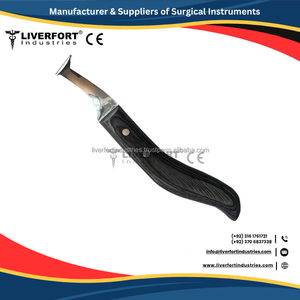 Lot de 2 couteaux de fermeur réutilisables pour sabots, droitiers et gauchers, lames en acier inoxydable ultra-affûtées, coupe-sabots pour bétail - Product Image 4