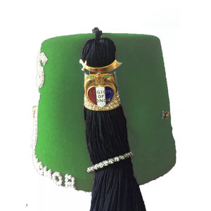 Gorro Fez 100% Lana para Fiesta, Gorro Fez Musulmán Liso con Gorro Masónico, Gorro Fez de Alta Calidad, el Más Vendido, Servicio OEM - Product Image 2
