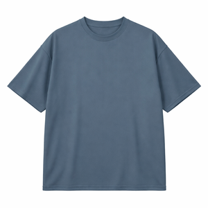 เสื้อยืดลำลองผู้ชาย โพลีเอสเตอร์ 150 กรัม แห้งเร็ว ทรงโอเวอร์ไซส์ พิมพ์ลายตามสั่ง ดีไซน์ OEM สำหรับทุกเพศ ผ้าถัก - Product Image 1